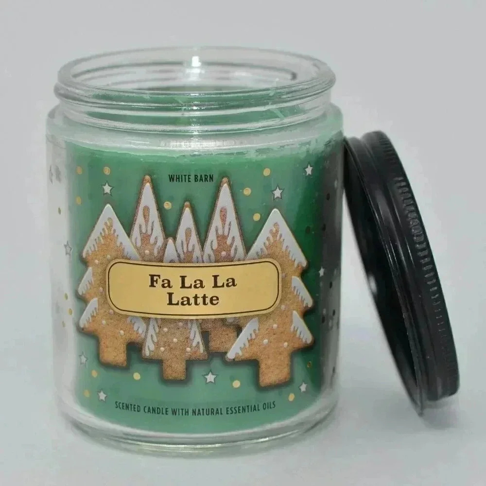 FA LA LA LATTE Single Wick Candle